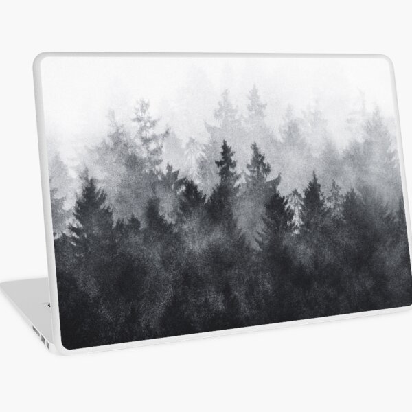 Aperçu de l'œuvre The Heart Of My Heart // Midwinter Blues Gothic Ravencore Forest With Cascadia Trees Covered In Magic Fog créée et vendue par Tordis Kayma.