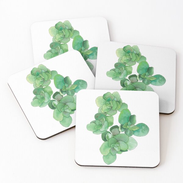 Item preview, Watercolor Green Sedum Succulent designed and sold by Carleigh Rittenhouse.
