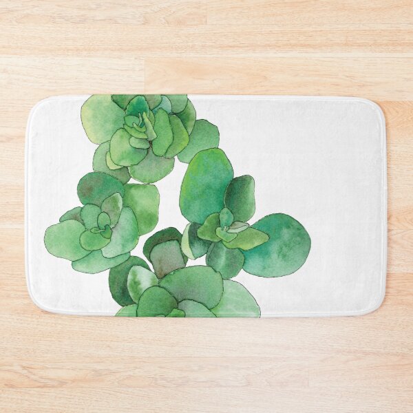Item preview, Watercolor Green Sedum Succulent designed and sold by Carleigh Rittenhouse.