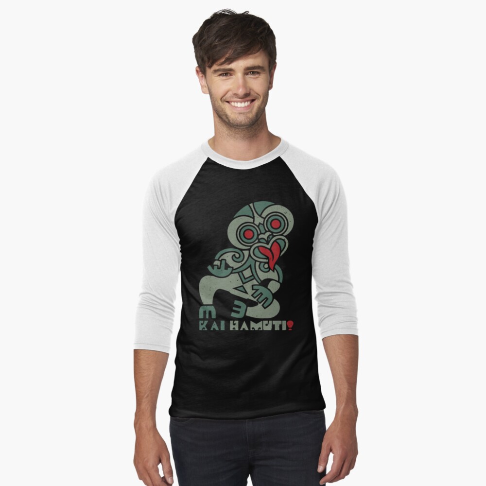 Item preview, Baseball ¾ Sleeve T-Shirt designed and sold by v-nerd.