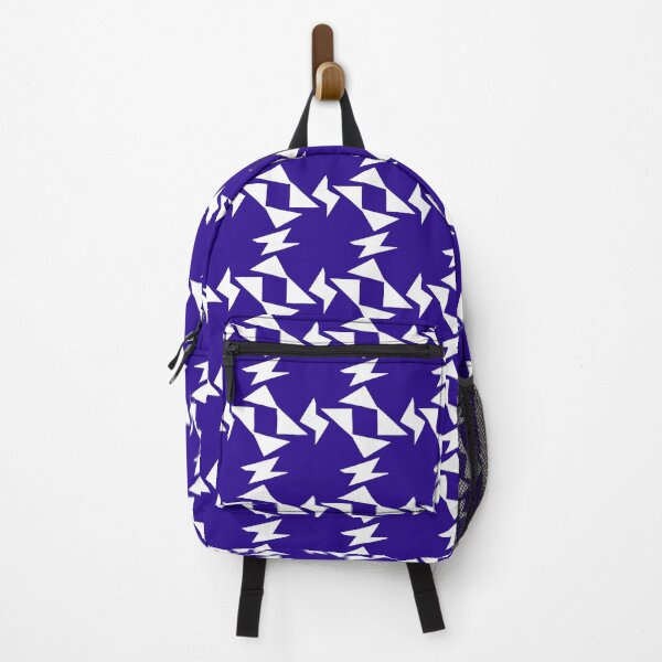 Item preview, Blue and White Abstract Triangle Pattern designed and sold by TacticTees.