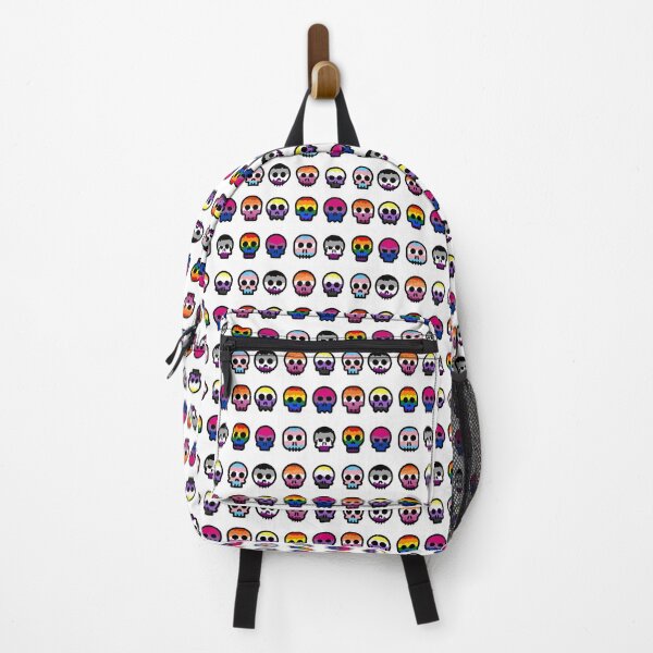 Item preview, LGBTQ+ flags skulls designed and sold by Ranp.