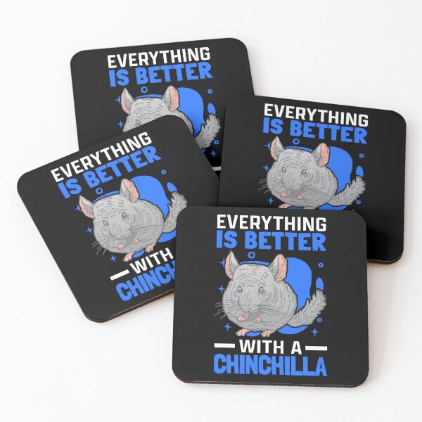 Item preview, Everything is better with Chinchillas Cotton Mouse Chinchilla designed and sold by madgrfx.