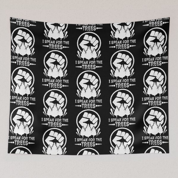 Item preview, I Speak For The Trees Earth Day 2022 Save Earth Inspiration designed and sold by CharJens.