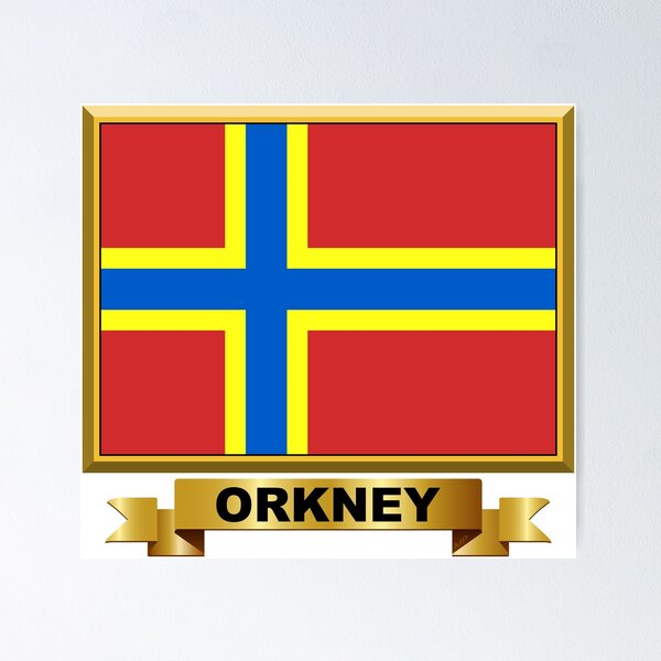 Item preview, ORKNEY Flag Gifts, Masks, Stickers & Products (N) designed and sold by mpodger.
