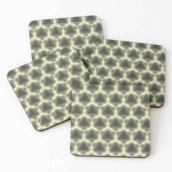 Item preview, Black Lace Patterns 3 on Yellow designed and sold by BilgePaksoylu.