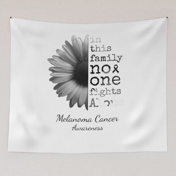 Item preview, Melanoma Cancer Awareness In This Family No One Fights Alone daisy Flower designed and sold by cssdru.