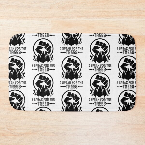 Item preview, I Speak For The Trees Earth Day 2022 Save Earth Inspiration designed and sold by CharJens.