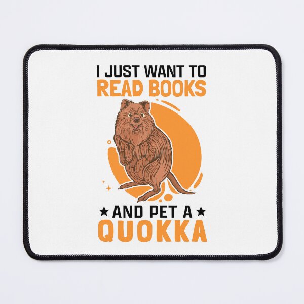 Item preview, Quokkas and reading books marsupial quokka designed and sold by madgrfx.