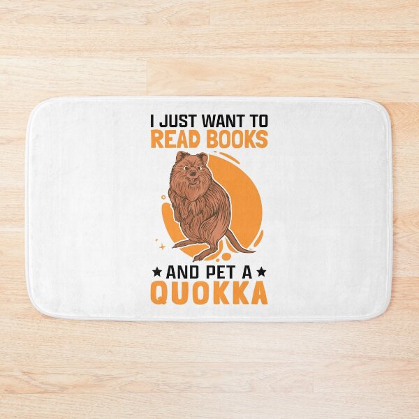 Item preview, Quokkas and reading books marsupial quokka designed and sold by madgrfx.