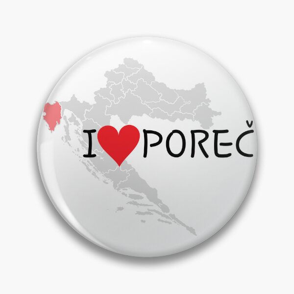 Item preview, "I Love Poreč" designed and sold by MC Art Studio.