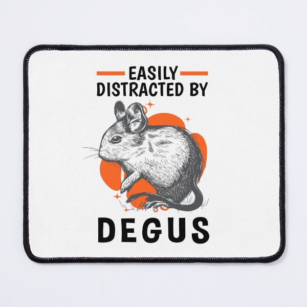 Item preview, Distracted by degus rodent common degu designed and sold by madgrfx.
