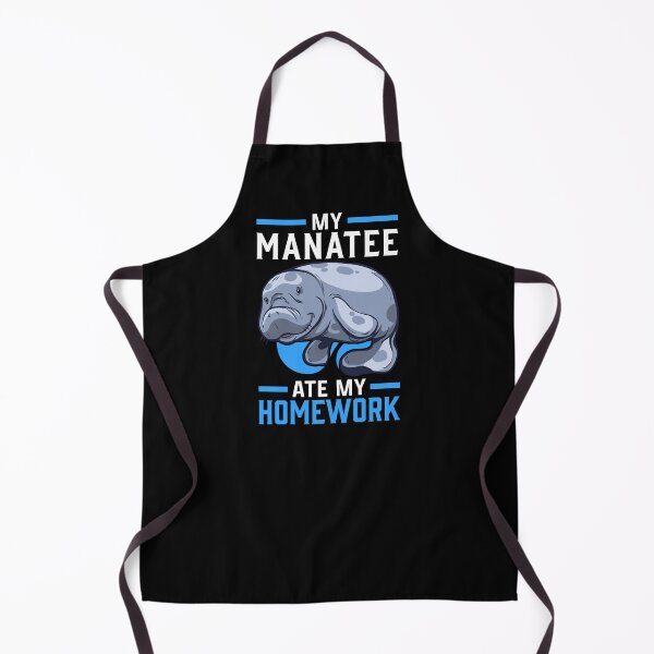 Item preview, Manatee ate homework Manatee Sea Cow designed and sold by madgrfx.