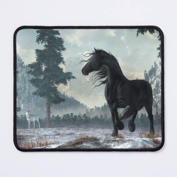 Item preview, Black Horse, White Stag designed and sold by Daniel Eskridge.
