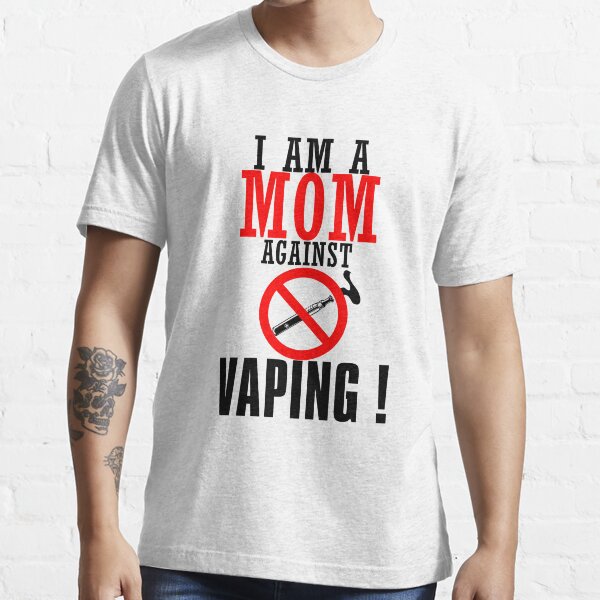 Vista previa del artículo con la obra «¡Soy una mamá contra el VAPOR!», diseñado y vendido por texturelux.
