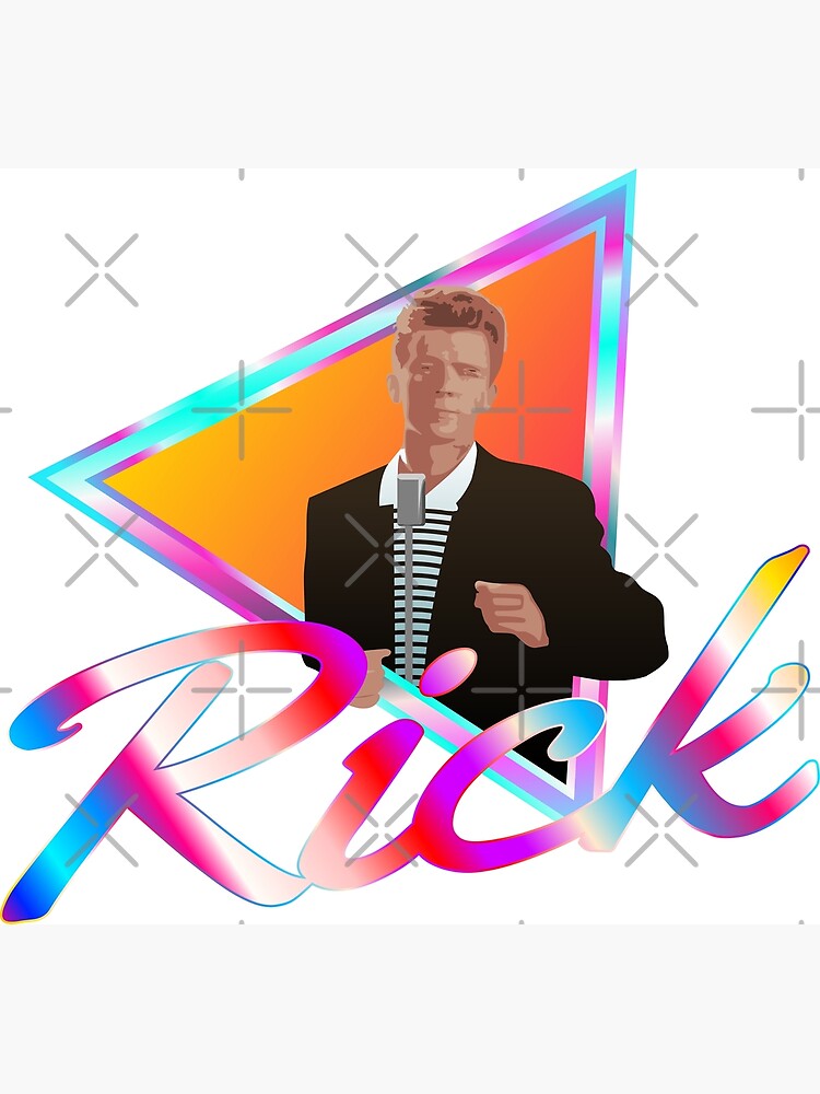 rickroll funny dQw4w9WgXcQ  Sticker for Sale by DragonJake