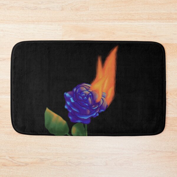 Item preview, The Blue Rose in Flames designed and sold by AvalonUnmuzzled.