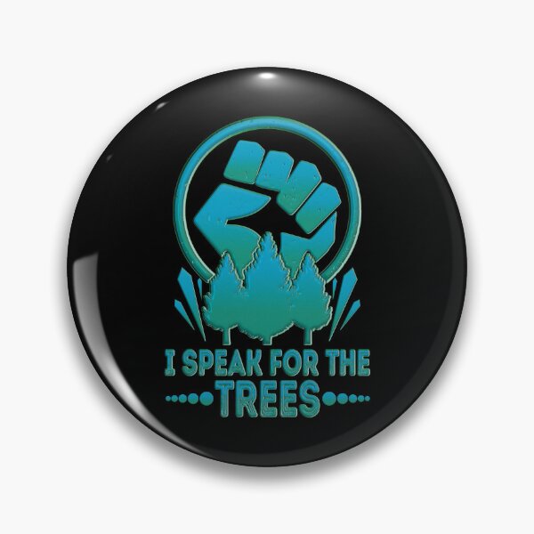 Item preview, I Speak For The Trees Earth Day 2022 Save Earth Inspiration designed and sold by CharJens.