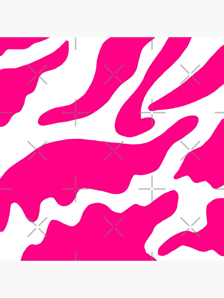 "Pink and white camo" Sticker by Laurendx14 Redbubble