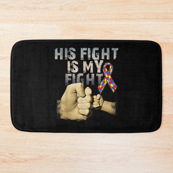 Item preview, His Fight Is My Fight Autism Awareness and Support designed and sold by Cansellerma.