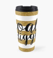Glitter Goal Digger Thermobecher