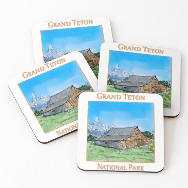 Item preview, Mormon Row barn in Grand Teton National Park - WelshDesigns designed and sold by welshdesigns.
