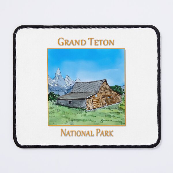 Item preview, Mormon Row barn in Grand Teton National Park - WelshDesigns designed and sold by welshdesigns.