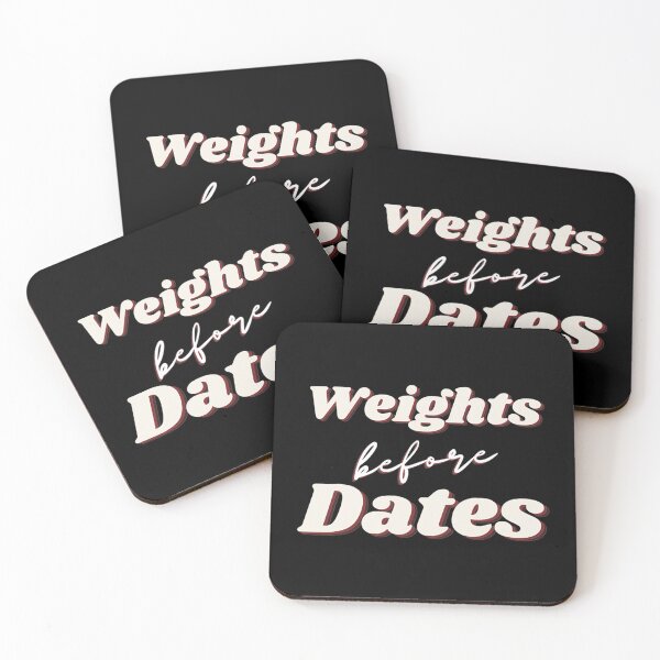 Item preview, Weights Before Dates Funny Fitness Gym Classic T-Shirt designed and sold by samirdari7.