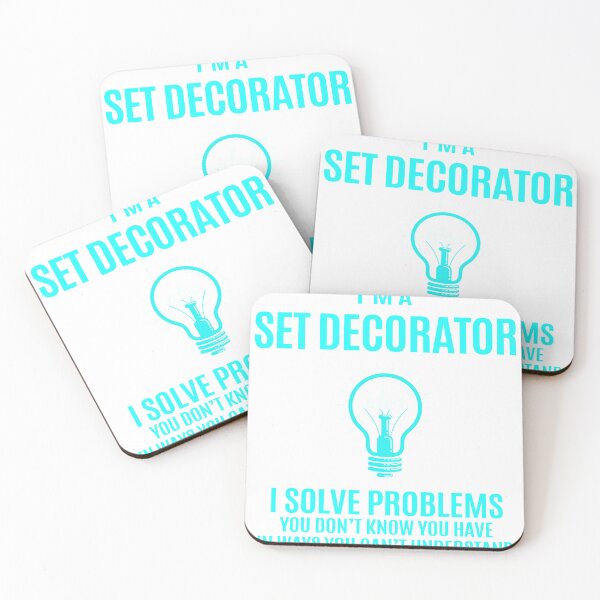 Item preview, Set Decorator - I Solve Problems Job Gift designed and sold by melissaval2.