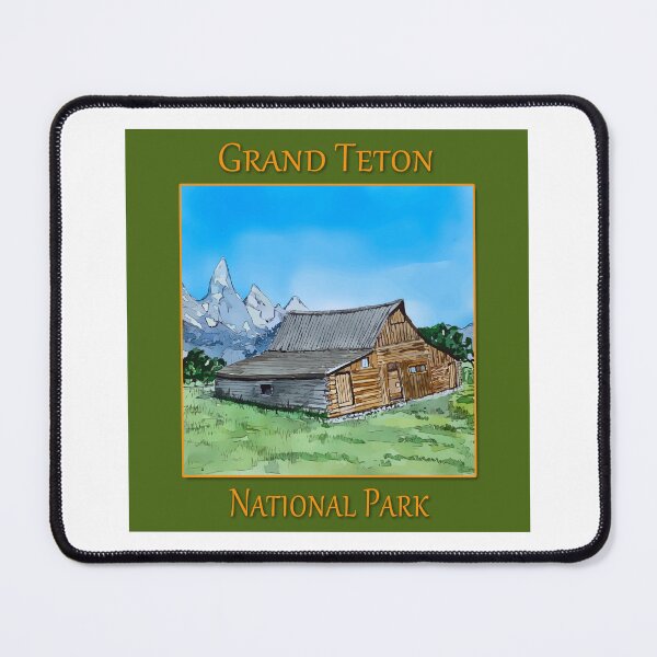 Item preview, Mormon Row barn in Grand Teton National Park - WelshDesigns designed and sold by welshdesigns.