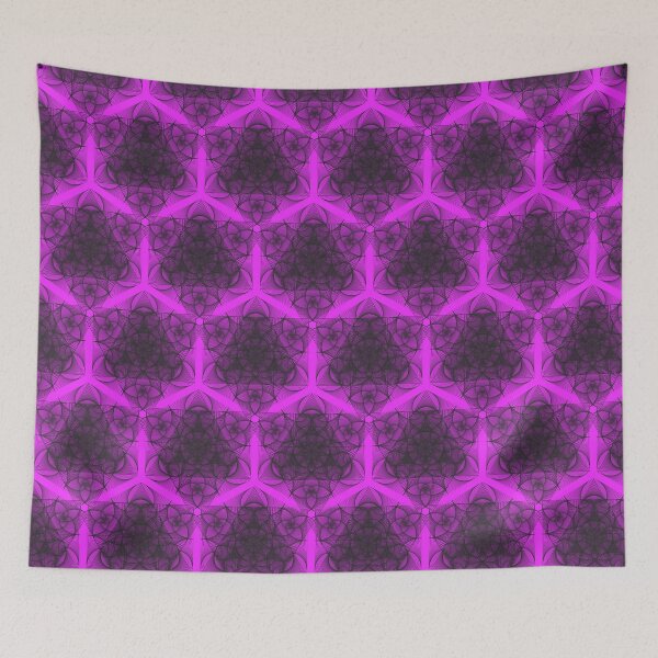 Item preview, Black Purple Geometric Lace Patterns 3 designed and sold by BilgePaksoylu.