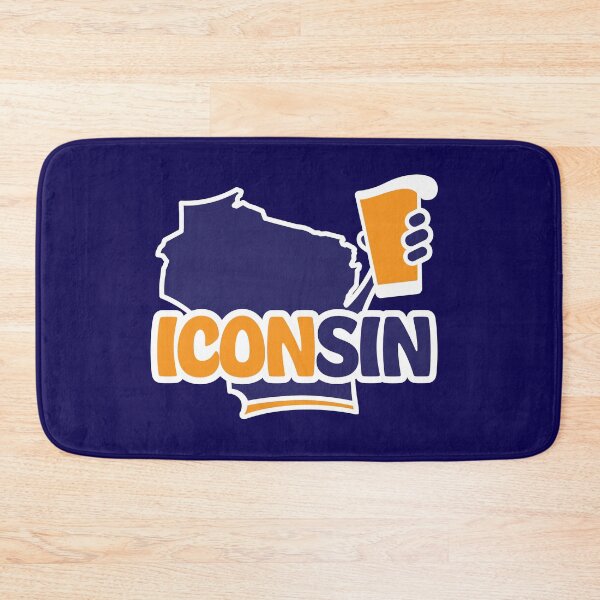Item preview, Wisconsin is Iconsin (blue and gold) designed and sold by gstrehlow2011.