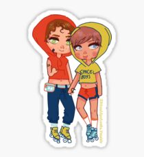 SKATER BABES LARRY Sticker