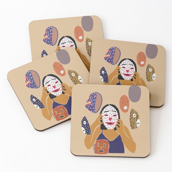 Item preview, . beautiful masks at the museum. designed and sold by zumdebesouro.