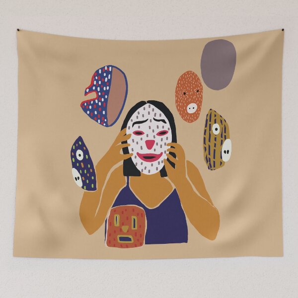 Item preview, . beautiful masks at the museum. designed and sold by zumdebesouro.
