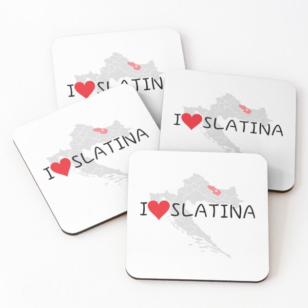 Item preview, "I Love Slatina" designed and sold by MC Art Studio.