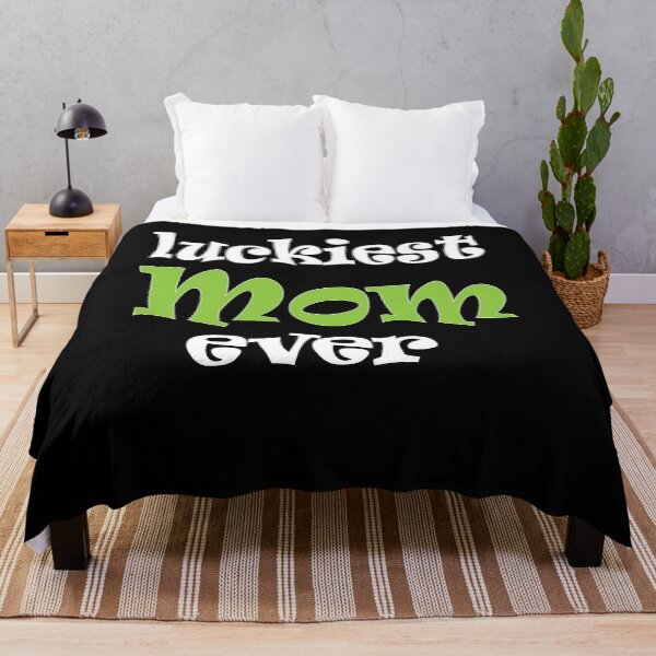 Item preview, Luckiest Mom Ever Shirt, St Patty's Day, Funny Shirt, Valentine Shirt gift, Valentine Day Cut File, gift for Mom, dad gift, Love For Cricut designed and sold by GAIDREDA.