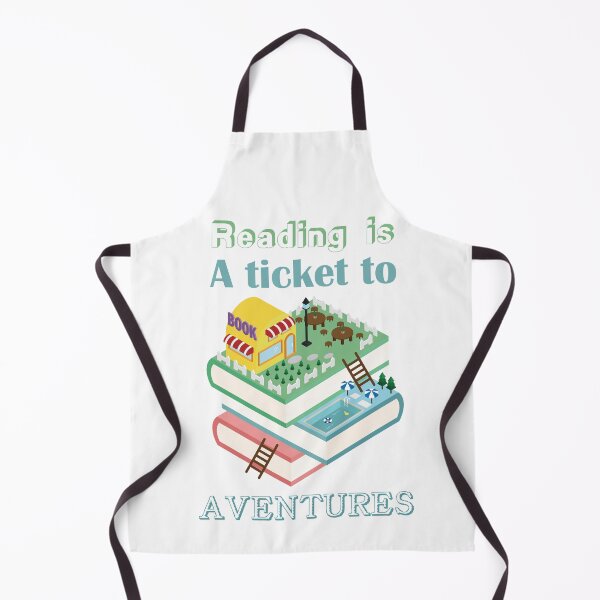 Item preview, Reading Is A Ticket To Adventure with book gardens designed and sold by xdashu.