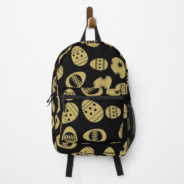 Item preview, easter eggs, black,gold pattern designed and sold by cutecrazytshirt.