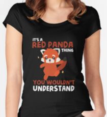 Red Panda T Shirt - You wouldn't Understand Women's Fitted Scoop T-Shirt