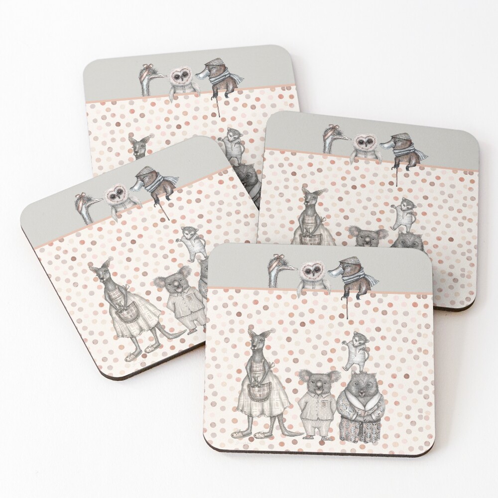 Item preview, Coasters (Set of 4) designed and sold by dishmoptop.