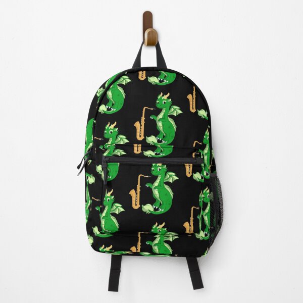 Item preview, Dragon Playing Saxophone ,Funny Good Dragon Saxophone Lovers Green Design designed and sold by pedrored369.