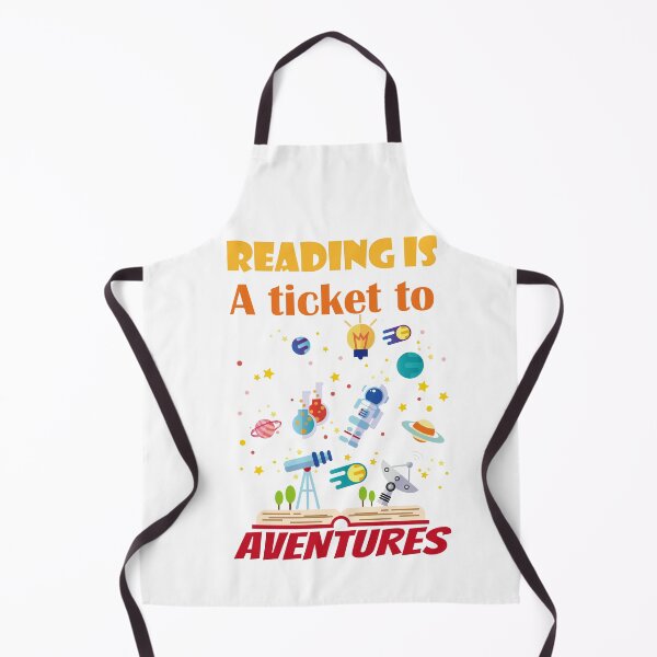 Item preview, Reading Is A Ticket To Adventure with books, stars and astronaut designed and sold by xdashu.