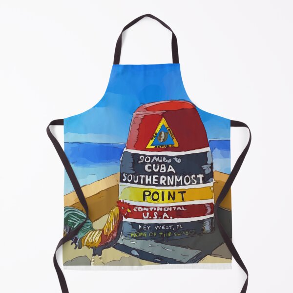 Item preview, The marker that stands at the southernmost point in the US and 90 miles to Cuba in the United States - WelshDesigns designed and sold by welshdesigns.