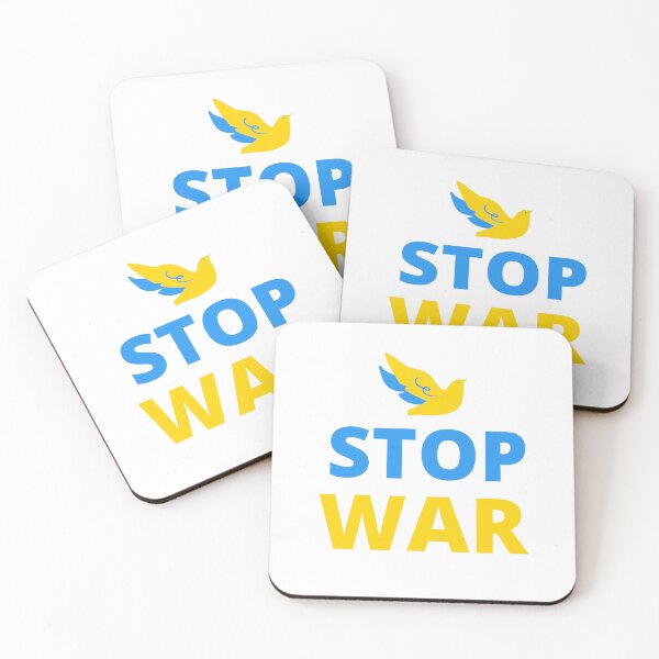 Item preview, Stop war in Ukraine, Ukrainian flag, peace pigeon designed and sold by T-Look.