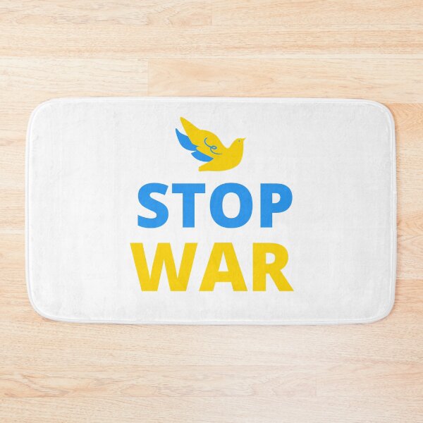 Item preview, Stop war in Ukraine, Ukrainian flag, peace pigeon designed and sold by T-Look.