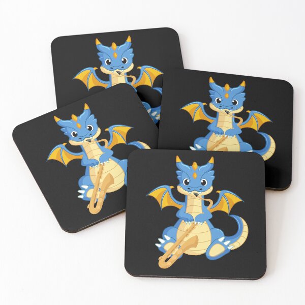 Item preview, Dragon Playing Saxophone ,Funny Good Dragon Saxophone Lovers Blue Design designed and sold by pedrored369.