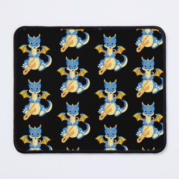 Item preview, Dragon Playing Saxophone ,Funny Good Dragon Saxophone Lovers Blue Design designed and sold by pedrored369.