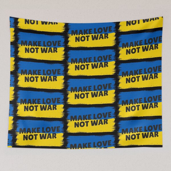 Item preview, We stand with Ukraine Make Love Not War designed and sold by Milena-.
