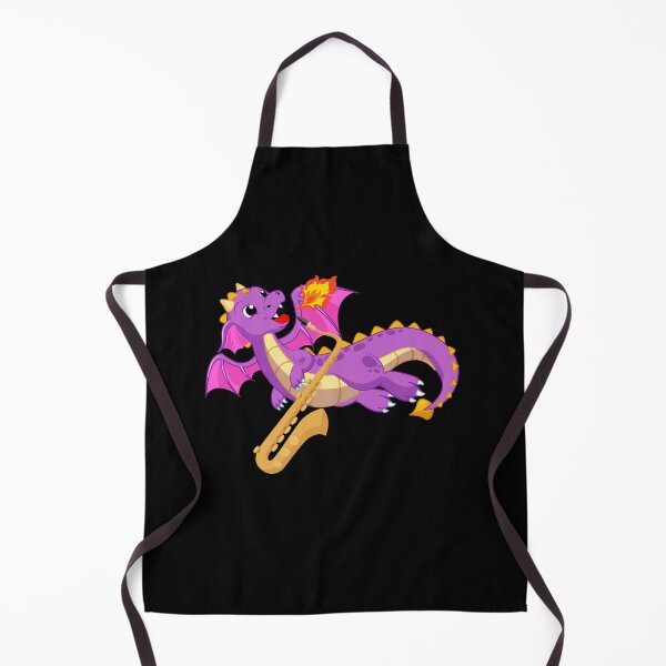 Item preview, Dragon Playing  Saxophone ,Funny Good Dragon Saxophone Lovers Purple Design designed and sold by pedrored369.